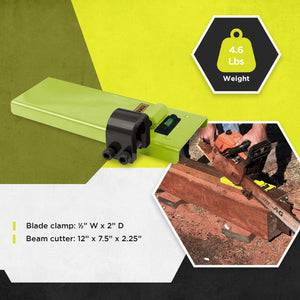 Timber Tuff TMW-57 Wood Beam Cutting Guide Portable Sawmill for Chainsaw