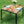 5 Piece Patio Dining Table Set, Acacia Wood Table Top With Umbrella Hole