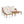3 Piece Acacia Wood Patio Furniture Set with Coffee Table