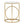 Round End Table - White / Gold
