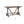 Bar Height Trestle Table - Brown