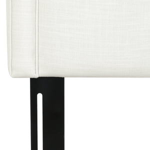 Catherine Upholstered King Headboard, Antique