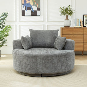 Single 360 Degree Swivel Chair For Living Room
