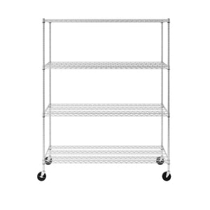 24" x 60" x 72" 4-Tier Wire Rack