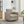 Modern Square Upholstered Swivel Accent Chair with Metal Base