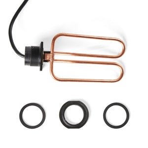 Farm Innovators Livestock Stock Tank Drain De-Icer for Rubbermaid Tanks, 2 Pack