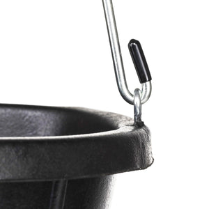 Farm Innovators FB-80R Rubber 3 Gallon Flat Back Heated Bucket, 70 Watt, Black - TRAPSKI