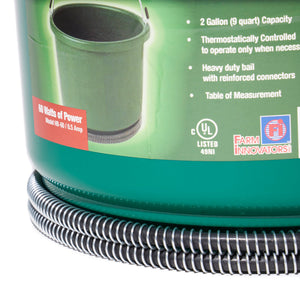Farm Innovators Model HB-60 Oversized 2 Gallon Plastic Heated Bucket, 60 Watt - TRAPSKI