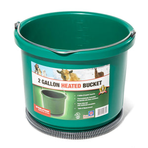Farm Innovators Model HB-60 Oversized 2 Gallon Plastic Heated Bucket, 60 Watt - TRAPSKI