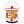 Farm Innovators HB-60P Heated 2 Gallon Poultry Water Bucket Drinker, White/Red