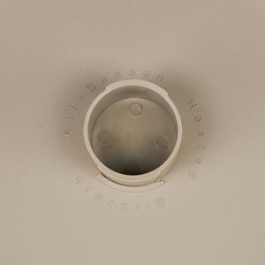 Farm Innovators 150W Outdoor Plastic Heated Birdbath w/Deck Mount & Perch, Tan