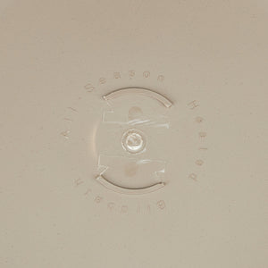 Farm Innovators 150W Outdoor Plastic Heated Birdbath w/Deck Mount & Perch, Tan