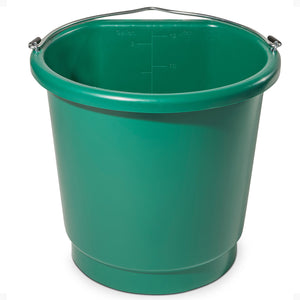 Farm Innovators FB-80 Plastic 3 Gallon Flat Back Heated Bucket, 70 Watt, Green