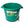 Farm Innovators 16 Gallon Plastic Heated Animal Water Bucket Tub, Green (3 Pack)