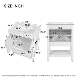 Modern Bathroom Vanity With Elegant Twill Design