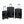 TACH V3.1 Connectable Hardside Luggage Set 3 Piece Set, Black