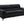 Eilene - Top Grain Leather Loveseat - Black
