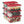 Homz 64 Qt Holiday Seasonal Decor Plastic Storage Bin with Latching Lid, 6 Pack