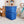 Homz 32 Gallon Standard Plastic Storage Container with Secure Lid, Blue, 2 Pack