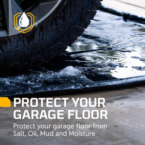 AutoFloorGuard AFG7918 7.75 Foot by 18 Foot Compact Size Garage Containment Mat - TRAPSKI