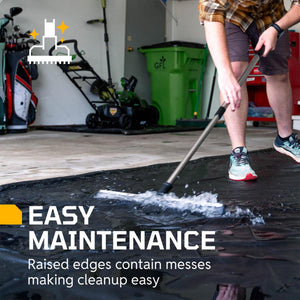 AutoFloorGuard AFG8520 8.5 Ft by 20 Ft SUV / Truck Size Garage Containment Mat