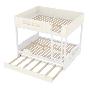 Queen Bunk Bed with Trundle