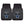 Fanmats 27 x 17 Inch Vinyl Front Car Floor Mat 2 Piece Set, NFL Dallas Cowboys