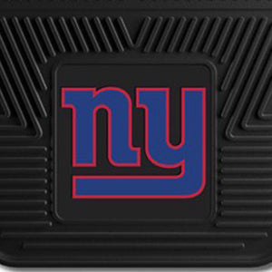Fanmats 27x17 Inch Vinyl Front Car Floor Mat 2 Piece Set, NFL New York Giants - TRAPSKI