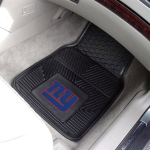 Fanmats 27x17 Inch Vinyl Front Car Floor Mat 2 Piece Set, NFL New York Giants - TRAPSKI