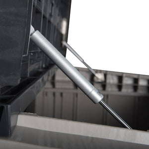 Toomax Stora Way All Weather Outdoor 6' x 3.5' Storage Shed Cabinet, Taupe Gray