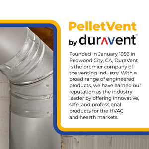 DuraVent PelletVent 6 Inches Stainless Steel 45 Degree Elbow Stove Pipe, Silver - TRAPSKI