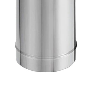 DuraVent DuraBlack 6DBK-48SS 48 x 6 Inch Stainless Steel Single Wall Stove Pipe