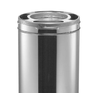 DuraVent DuraPlus Galvanized Steel Triple Wall Stove Pipe, 24" x 6" (Damaged)