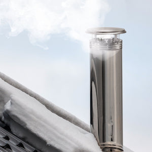 DuraVent DuraPlus 6DP-VC 6 Inch Stainless Steel Round Chimney Cap, Silver