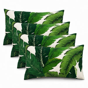 4 Pack Outdoor Lumbar Pillow with Inserts