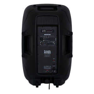 Acoustic Audio by Goldwood 1000W Bluetooth Speaker, PA System w/Flashing LEDs