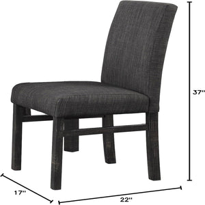 Transitional Upholstered Dining Chair For Kitchen (Set of 2)