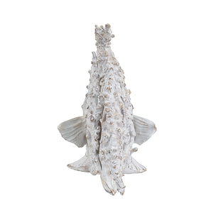11x6.3x9.8" Decorative Polyresin Angelfish Sculpture