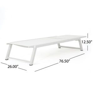Myers Modern Chaise Lounge Set With Adjustable Back