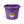 Little Giant All Purpose Heavy Duty Flat Back 22 Quart Plastic Bucket, Purple - TRAPSKI