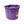 Little Giant All Purpose Heavy Duty Flat Back 22 Quart Plastic Bucket, Purple - TRAPSKI