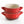 Crock-Pot 30oz Artisan Stoneware Soup Bowl w/ Handles, 2 Pack, Red Gradient