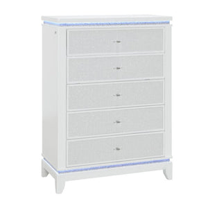Adalid - Chest With LED Lighting - White