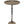 13.8x13.8x24 Black and Gold Aluminum Side Table with Pomegranate Design