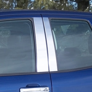 QAA PP27145 4 Piece Stainless Steel Pillar Post Trim for Toyota Tundra/Sequoia