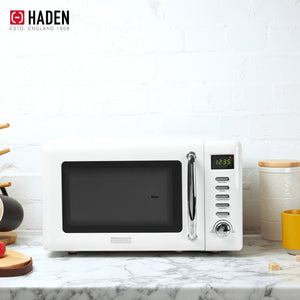 Haden Heritage 12 Cup Programmable Coffee Maker with Countertop Microwave, Ivory - TRAPSKI