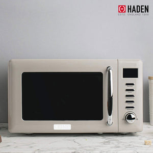 Haden Dorset 12 Cup Programmable Coffee Maker with Countertop Microwave, Putty