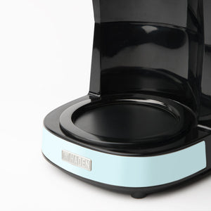 Haden Heritage 12 Cup Programmable Coffee Maker with 2 Slice Toaster, Turquoise