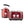 Haden Dorset 1.7 Liter Cordless Electric Kettle and 4 Slice Bread Toaster, Red