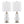 Belle Modern Seeded Glass Table Lamps – Set of 2